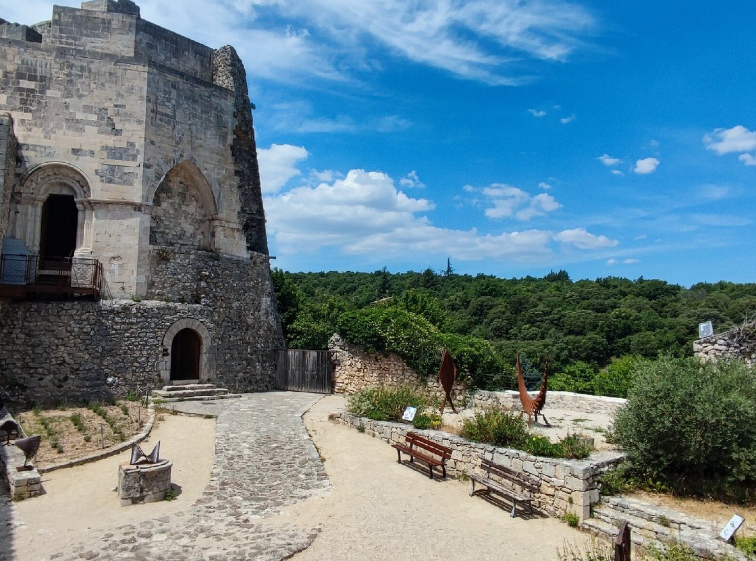 Castle of Simiane-la-Rotonde, France